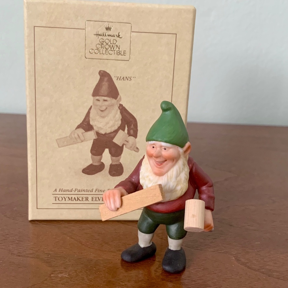 Hallmark Gold Crown  1987 Toymaker Elf ~ Hans